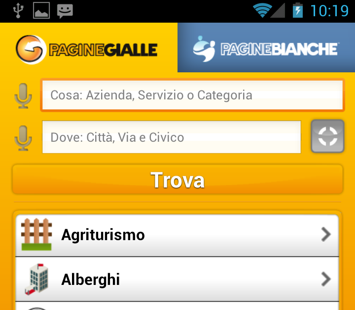 DATABASE PAGINE BIANCHE SCARICA